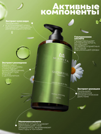 MANITA   Gel MOLECULE   460мл   Гель для душа парфюмированный