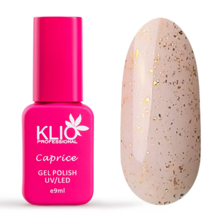 KLIO  Гель-лак с поталью  CAPRICE  9мл  №07   (СНЯТО)