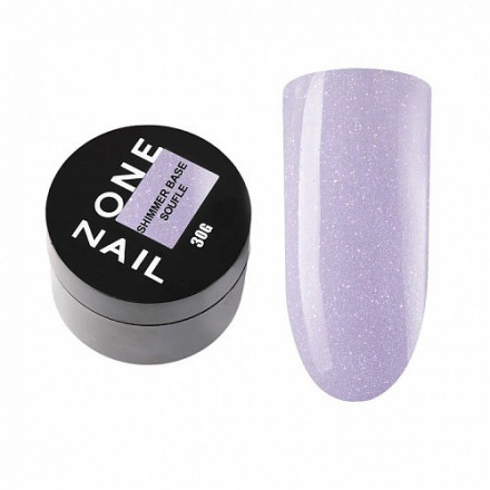 ONE NAIL   Base SHIMMER SOUFLE   30мл (шайба)   База камуфлирующая эластичная c шиммером  (легкие в снятии)