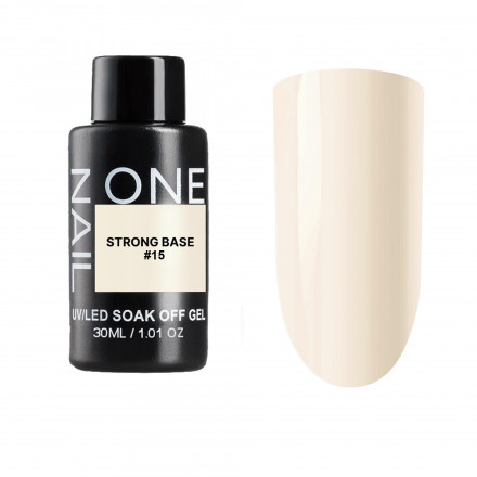ONE NAIL   Base STRONG #15   30мл (бутылка)   База камуфлирующая густая