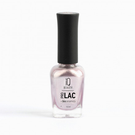IQ BEAUTY   Prolac   #099 ALUMINIUM PEONY   12,5мл   Лак для ногтей с биокерамикой с шиммером