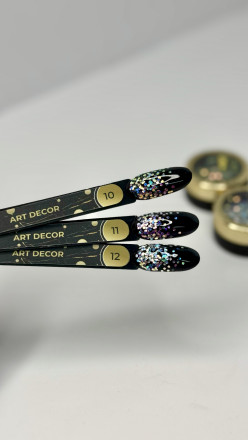 ALTA NIVELO   Блестки для дизайна Шестигранники   ART DECOR   #11