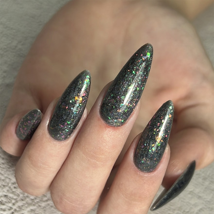 BSG   Base Colloration Hard   #123   20мл   База цветная жесткая с хлопьями Юки