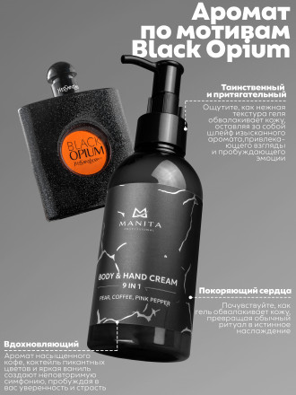 MANITA   Body&amp;Hand Cream PEAR,COFFEE,PINK PEPPER   150мл   Крем для рук и тела