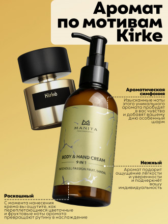 MANITA   Body&amp;Hand Cream PATCHOULI,PASSION FRUIT,SANDAL   150мл   Крем для рук и тела