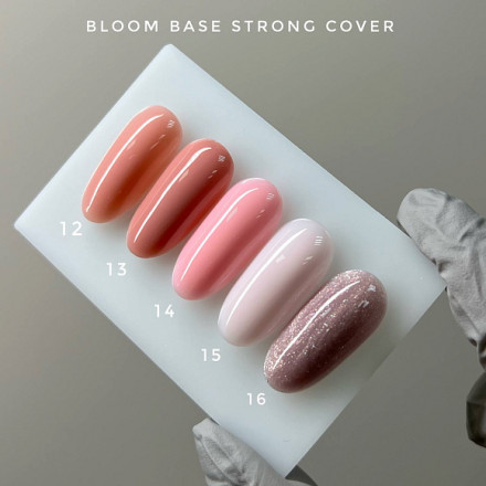 BLOOM   Base Strong COVER   #12   15мл   База камуфлирующая