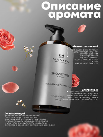 MANITA   Gel BLANCHE   460мл   Гель для душа парфюмированный