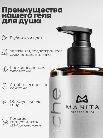 MANITA   Gel BLANCHE   460мл   Гель для душа парфюмированный